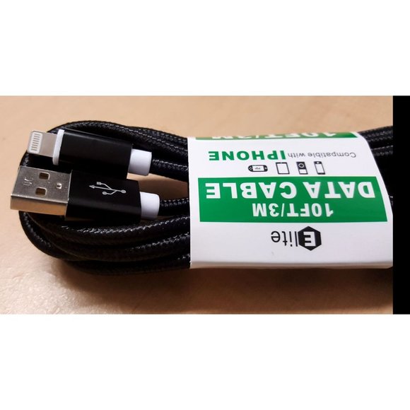 10ft Long iPhone Charging Cable Cord - Picture 4 of 5